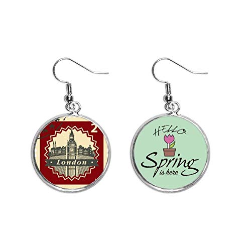Pendientes de Big Ben estilo sello británico para lucir en tus paseos de primavera