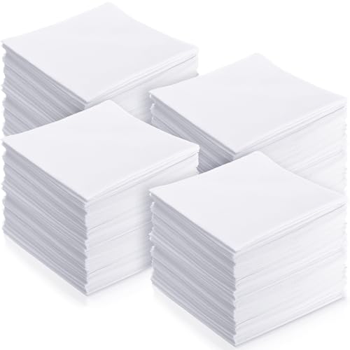 Leinuosen 200 Pack Handkerchiefs Bulk 11'' x 11'' Men's Handkerchiefs