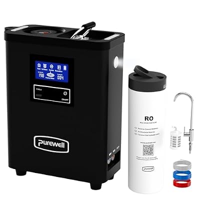 Purewell® K8680 RO Water Purifier System,10-Stage RV Portable Water Filtration Survival with UV,Desalination Rate Reaches 95%,Survival Gear Purification for Drinking,Team Camping?Travel