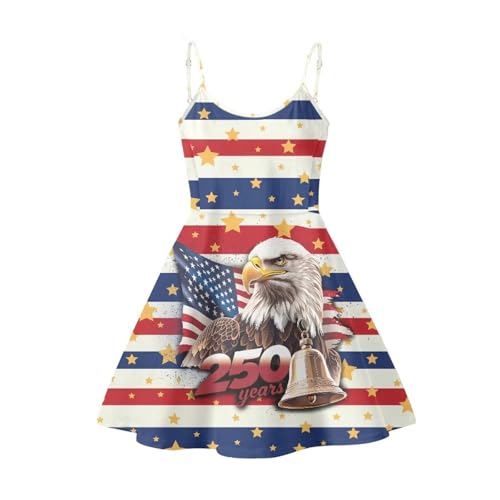Image of Cozeyat Women Girls Summer Sleeveless Dress Casual Swing Beach Cover Up Knee Length Dresses,Large Size XS-4XL