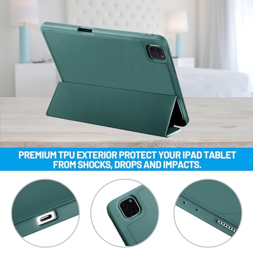 Case for iPad Pro 11 2022/2021/2020/2018 (4th /3rd /2nd /1st Generation) Case with Pencil Holder - Image 4