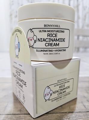 Ultra Moisturizing Rice Niacinamide Cream (Pack Of 1) 3.39Fl Oz - Image 2