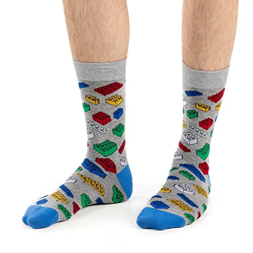 Good Luck Sock Men's Video Games, Board Games and Toys Socks, Adult