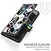 Aroepurt Case Compatible for Mobicel VX21 Phone Case Flip Cover [with Tempered Glass Screen Protector][RFID Blocking][Colorful Reflect Light] PTH-HS