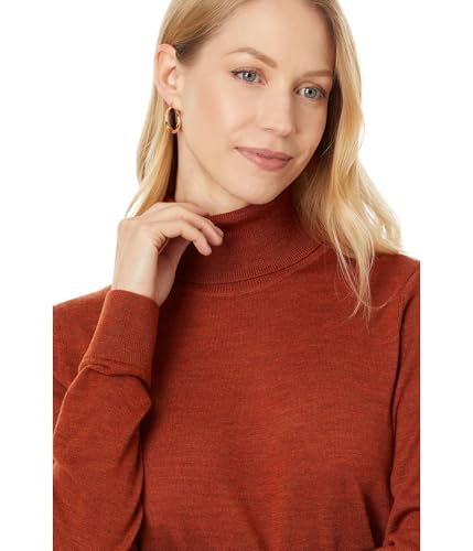 Image of PENDLETON Women's Merino Turtleneck, Arabian Spice Heather, XXS