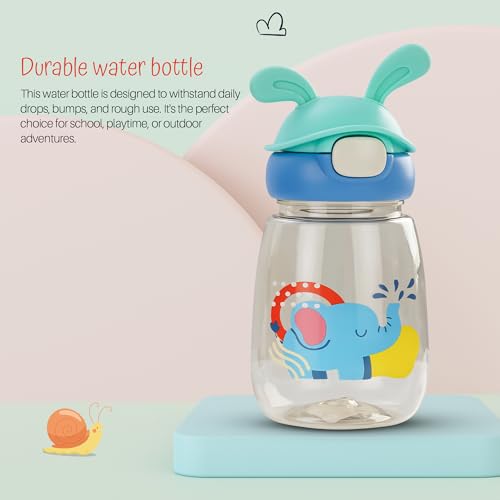 Image of BAYBEE Zippy 540ML Sipper Bottle for Kids | BPA Free Anti-Spill Sippy Bottle | Drinking Training Water Bottle for School Kids with Soft Silicone Straw | Sipper Bottle for Infants & Toddlers (Blue)