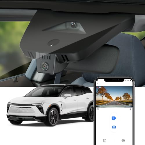 Fitcamx 4K Dash Cam Suitable for Chevy Blazer EV 2025 2026 LT RS SS (HD2-D1350), OEM Factory Look, UHD 2160P Video, Built-in WiFi & APP, Loop Recording, G-Sensor, Plug & Play, 64GB Card