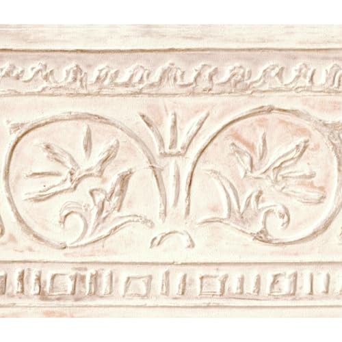 TRIMZ Wallpaper Border – Classical Acanthus Leaf and Botanical scrollwork