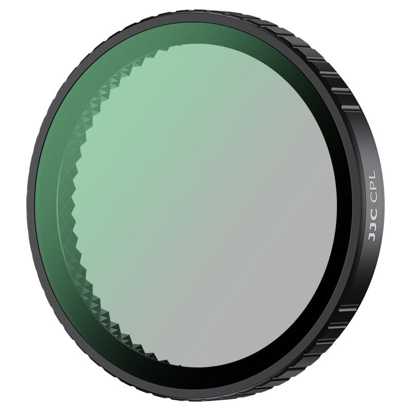 JJC Lot de 4 Filtres ND/PL Compatibles avec Appareil Photo DJI Osmo Action 5 Pro 4 3, ND8/PL ND16/PL ND32/PL ND64/PL Multi-Couches Densité Neutre ND Circulaire Polariseur CPL Filtres Action 5 Pro 4 3