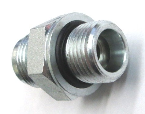 AF 9606S-10-S12-20 - 5/8 Male JIC (7/8''-14 Threads) X 20mm x 1.5 DIN Heavy(12mm Tube)