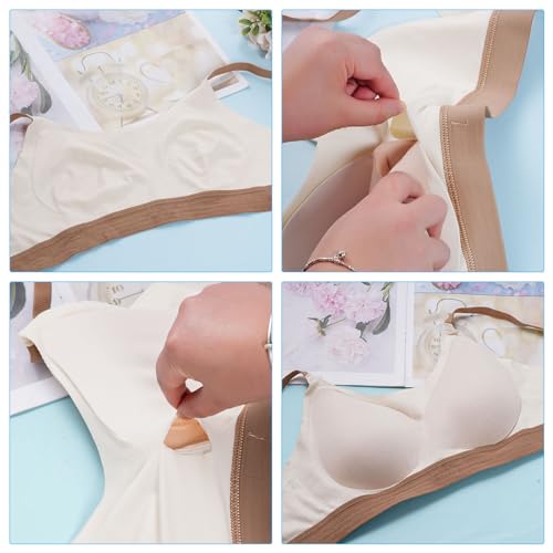 Cotton Breast Forms False Breast Prosthesis Sponge Boob Bra Insert Pad for Mastectomy Breast Cancer Support Women2