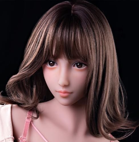 Life Like Adult Women Torso Love Toys Soft Beautiful Female Face Realistic Toy-Sex Men Real Life Size Adult Sex Toys Accessories with Eyeballs Hair Wig Real Love Toys 7LB - Image 5