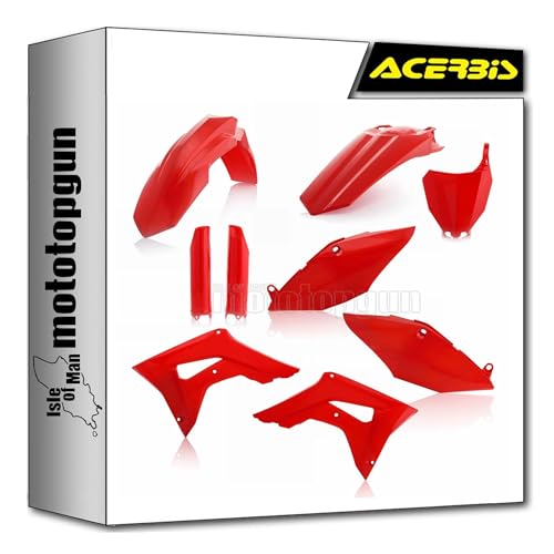 Kit cache carenage rouge de qualité supérieure Acerbis pour Honda CRF 250 R