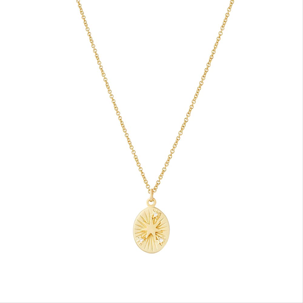 ZZHYGM Collana a Stelle a Sei Punti Ragazze per Donne con Diamante Catena di Diamanti Bijoux Collare Realizzato in Cinese Decorazioni