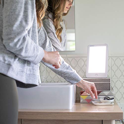 Verilux® HappyLight® Lumi - UV-Free LED Therapy Lamp, Bright White Light with 10,000 Lux, Adjustable Brightness, Detachable Stand, and Wall Mountable - Thumbnail 2