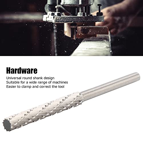 Fresa Rotativa de Acero de Tungsteno con Doble Corte 3 mm x 5 mm miniatura 4