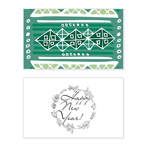 Tarjeta conmemorativa de Año Nuevo con diseño Mexico Totems para regalar
