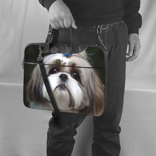 Bolsa de hombro para laptop KHiry 14 pulgadas negra miniatura 6