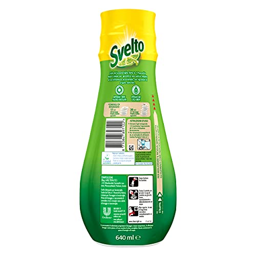 Svelto Gel Lavastoviglie Ecolabel con Limone, confezione risparmio, 216 Lavaggi