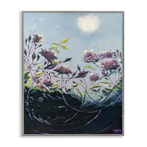 Surreal Floral Sky Landscape, 24 x 30 Inch Framed Giclée Print