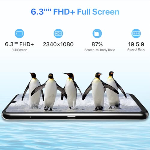 Image of UMIDIGI A9 Pro Cell Phone, Helio P60, 8GB+128GB Expandable 256GB, 6.3 Inch FHD Touch Screen, Double-Sided 2.5D Curved Glass, 48MP Quad Camera, 4150mAh, Dual SIM 4G Volte