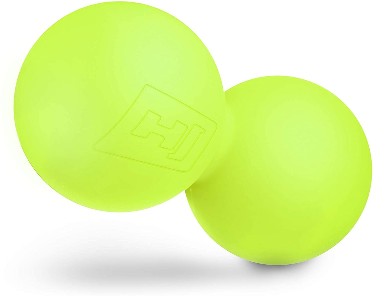 HOP-Sport® Set de 2 balles de Massages en Silicone se Compose d'une Balle de Fascia et d'une Balle Duoball avec Un Sac de Transport en Trois Couleurs