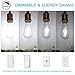 SHINE HAI 10-Pack LED Edison Bulb Dimmable, Daylight White 5000K, 60W Equivalent, 6W, 800 Lumens High Brightness, ST64 Vintage Filament Light Bulb, LED Antique Bulbs, CRI 85+, E26 Medium Base