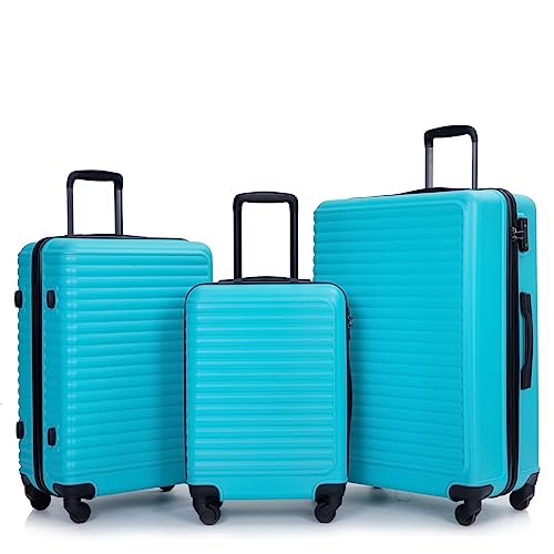 Tripcomp 3-Piece Hardshell Luggage Set with Spinner Wheels