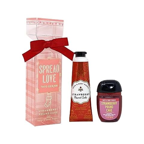 Bath & Body Works Strawberry Pound Cake Set Cover