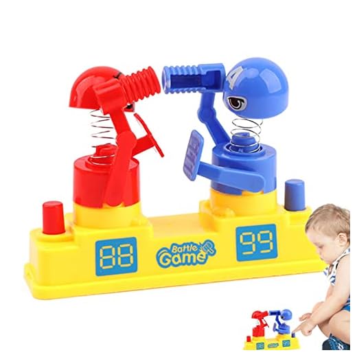 Lucha Mesa,Juegos Antiguos Battle Robot Mini Robot Fighting Toys Robot Boxing | Juguetes Lucha con Sabor a Juegos Antiguos, Juguetes Boxeo con Robots Lucha interactivos, Jimii