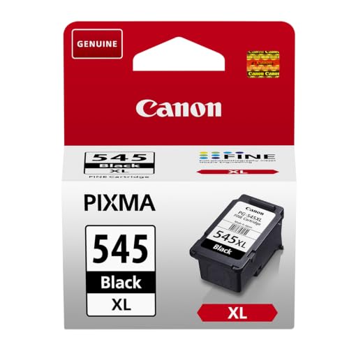 Cartucho de tinta PG-545XL de alta capacidad (15 ml) original de Canon para hasta 400 páginas | Compatible con impresoras PIXMA de Canon de las series TR, IP, MX, MG y TS