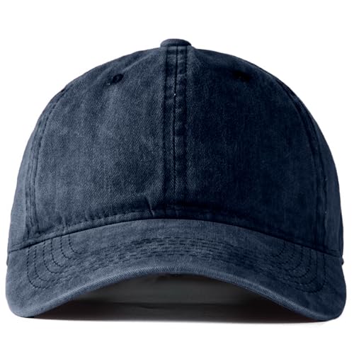 Image of Edoneery Men Women Baseball Cap-Low Profile Adjustable Washed Cotton Golf Dad Hat
