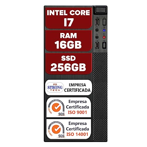 Computador Intel Core i7 16GB SSD 256GB 4 Núcleos Super Turbo Pc