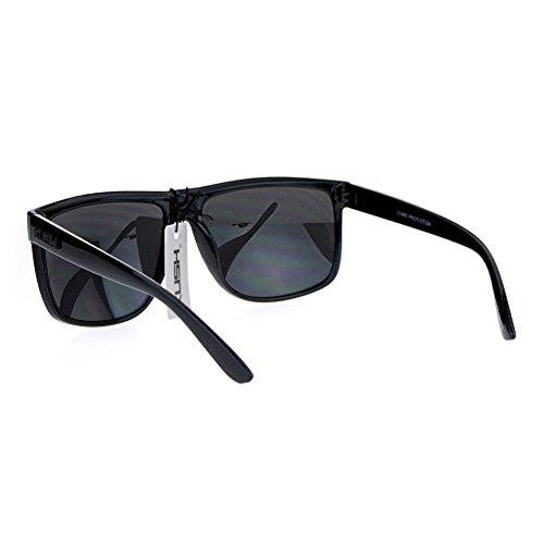 PASTL KUSH Sunglasses Classic Black Square Frame Unisex Fashion Shades UV 4003