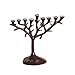 Israel Giftware Designs Aluminum Tree Menorah with Brown Finish
