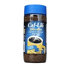 CAF-LIB Dark Roast Coffee Alternative with Barley and Chicory 150-Gram