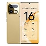 realme 16 Pro+ 5G Smartphone 12GB + 512GB, 200MP LumaColor Fotocamera + 50MP, Telefono Cellulare con Processore Snapdragon 7 Gen 4, Batteria 7000mAh e Ricarica da 80W, Cellulari da 6,8" 144Hz, Oro