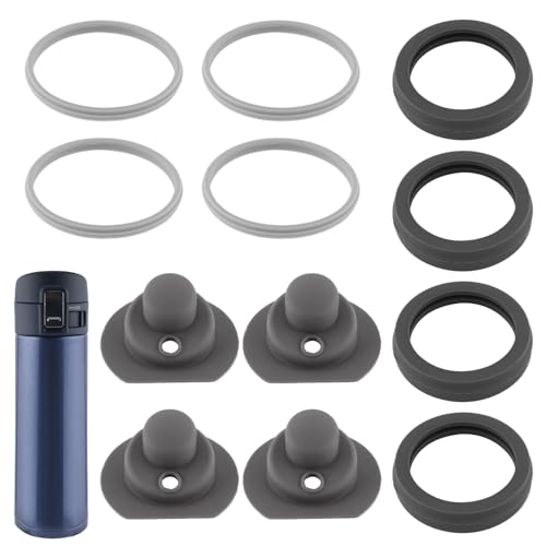 BOXOB 12pcs Gasket Replacement for Zojirushi Stainless Steel Mug 16oz 12oz, Silicone Lid Seal Ring Stopper Parts Leak-Proof Water Bottle Accessories Compatible with SM-K Series Accessories BPA Free