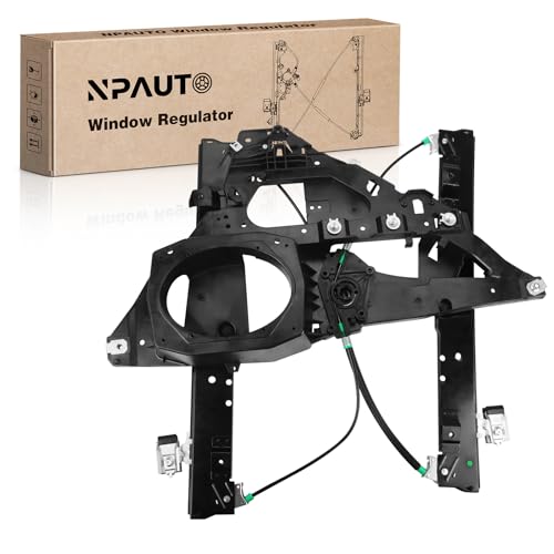 Image of Front Right Power Window Regulator with Panel Without Motor for Expedition