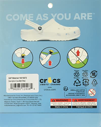 Image of Crocs Jibbitz 5-Pack Trendy Shoe Charms | Jibbitz for Crocs