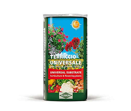 Terriccio universale di alta qualità Floraura Professional in sacco da 50 litri Vivaio di Castelletto