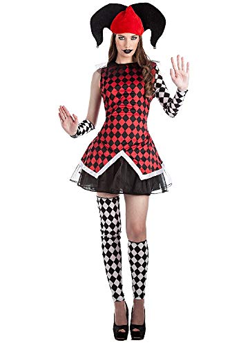 Disfarce arlequiano tamanho XL-