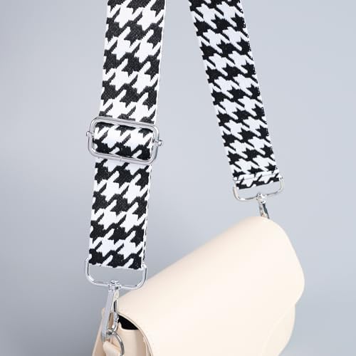 Image of chushui Silver Hardware Purse Strap,Replacement Crossbody Adjustable Shoulder Strap for Handbag Bag