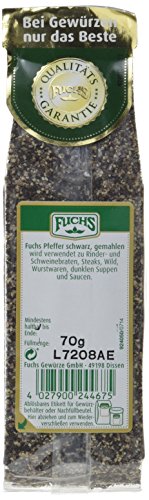 Fuchs Pfeffer schwarz gemahlen, 2er Pack (2 x 70 g) - Image 3