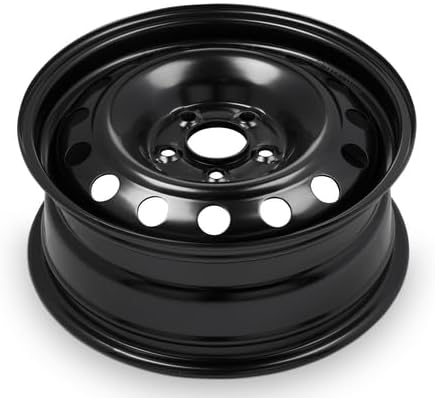 New OEM Replacement Wheel for 2013-2020 Kia Forte 16x6.5 inch Steel Rim Painted Black Fit 205/55R16