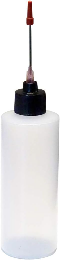 2 Botellas de Plástico Expresor de 4 oz con Aplicador de Acero Inoxidable miniatura 4