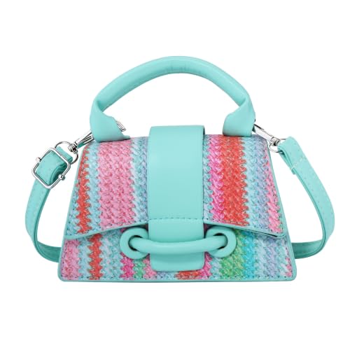 Image of Ayliss Micro Mini Crossbody Handbag Women's Purse Clutch Cute Mini Trendy Bag Top Handle PU Leather Shoulder Bag