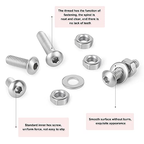 QCQIANG 520 Pezzi Presa Esagonale Assortito di