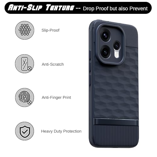 Image of Shockproof Case Compatible with Oppo Reno15 5G | Full Camera Protection | TPU Flexible Back Cover for Oppo Reno15 5G (Steel Blue)