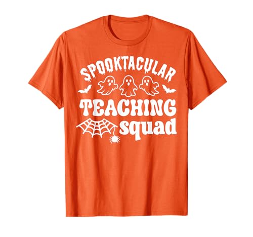 Spooktacular Teaching Squad Teacher Halloween Costume T-Shirt